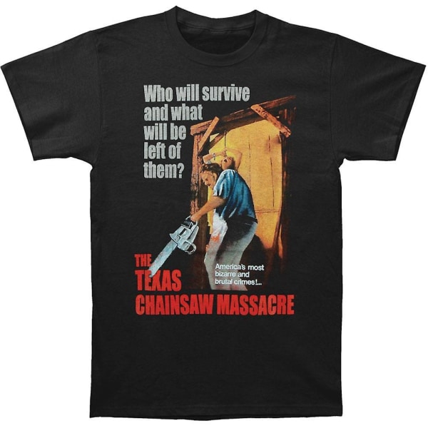 Texas Chainsaw Massacre Bizarre & Brutal Crimes! T-shirt S