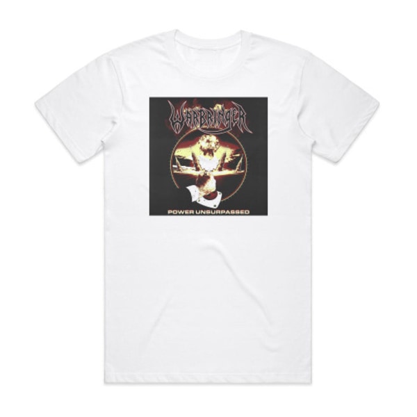 Warbringer Power Oöverträffad Album Cover T-Shirt Vit M