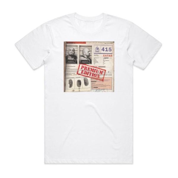Xatar Nr415 Albumomslag T-shirt Vit S