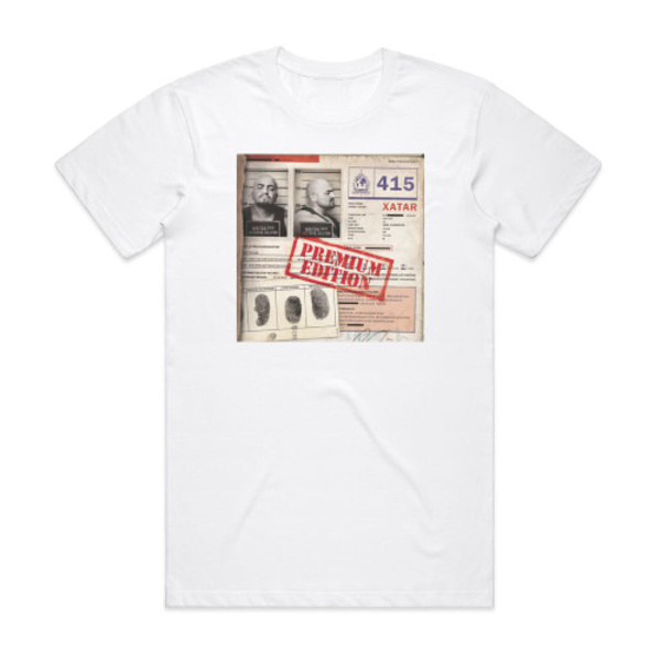 Xatar Nr415 Albumomslag T-shirt Vit XXXL