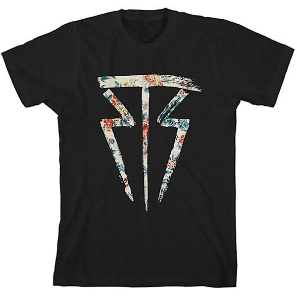 Rocket Summer Blomster Symbol T-skjorte M