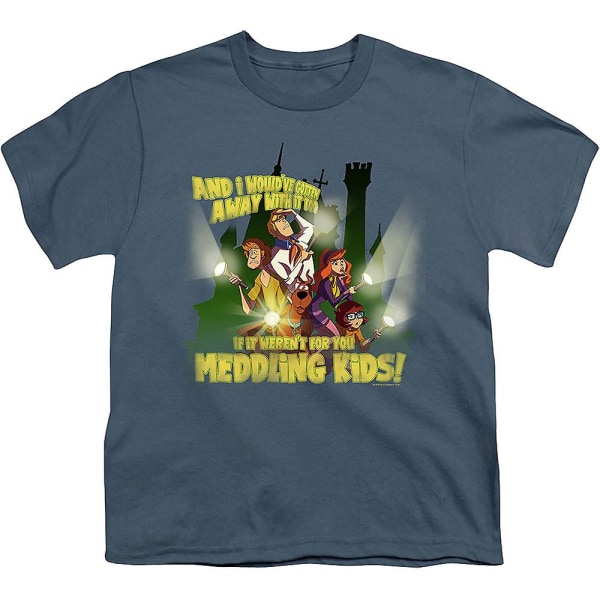 Ungdom du blandar in Scooby-Doo tröja för barn L
