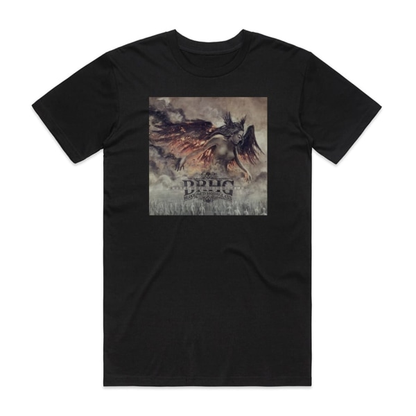 Bloodred Hourglass Where The Oceans Burn Album Cover T-Shirt Black XL