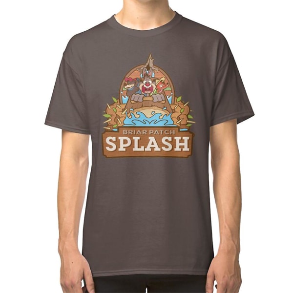 Briar Patch Splash T-paita darkgrey S