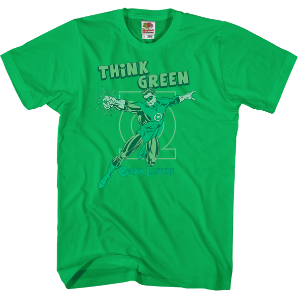 Think Green Lantern T-paita Uusi XXL