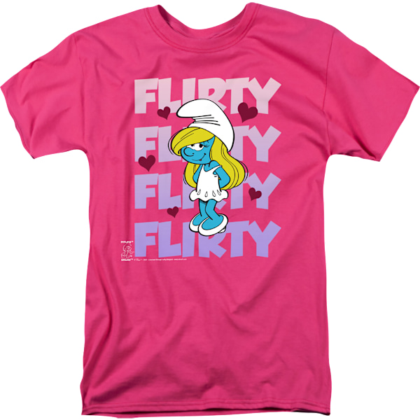 Smurfette Flirty Smurfs T-skjorte M