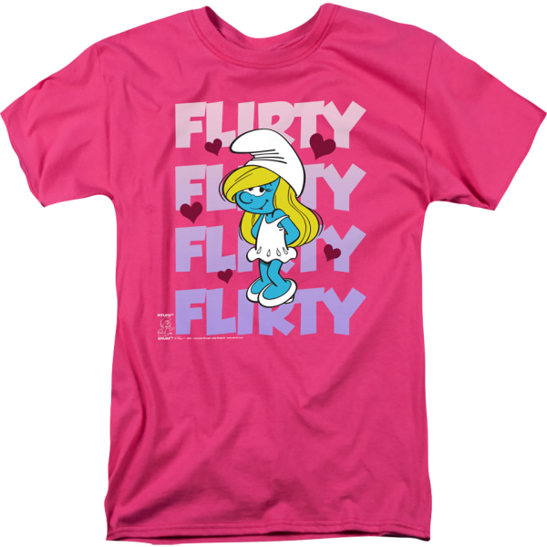 Smurffi-tyttö Flirty Smurfs T-paita M