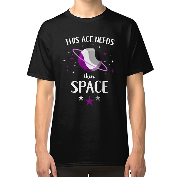 Detta ess behöver sitt utrymme för aromatiska asexuella T-shirt S