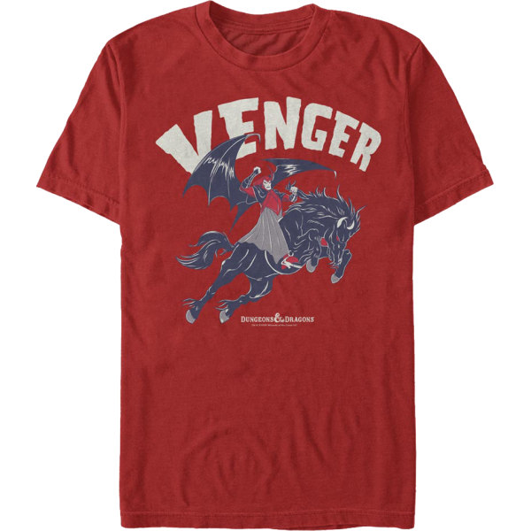 Red Venger Dungeons & Dragons T-shirt XL