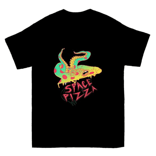 Space Pizza T-skjorte XL