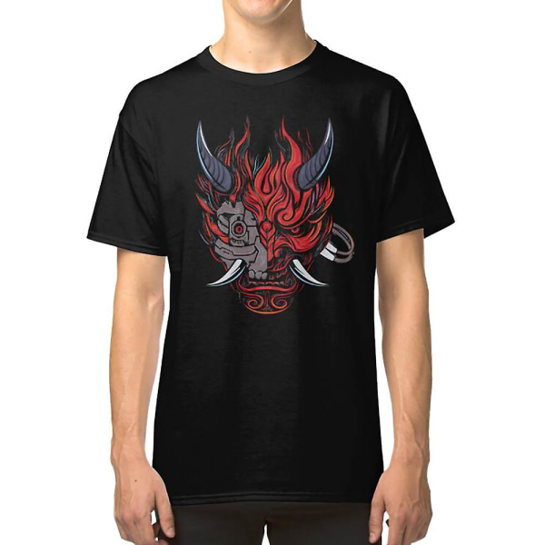 Cyberpunk Oni Demon T-shirt M