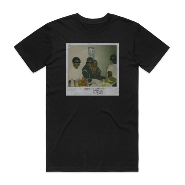 Kendrick Lamar Good Kid Maad City Album Cover T-Shirt Svart XXL