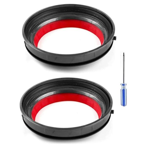 3-pack för V10 Sv12 Dammsugare Topp Fixerad Tätning Dammbehållare Ersättningstillbehör Reservdelar