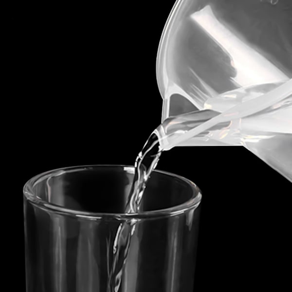 Mätbägare 250ml graderad bägare transparent vit plastkopp
