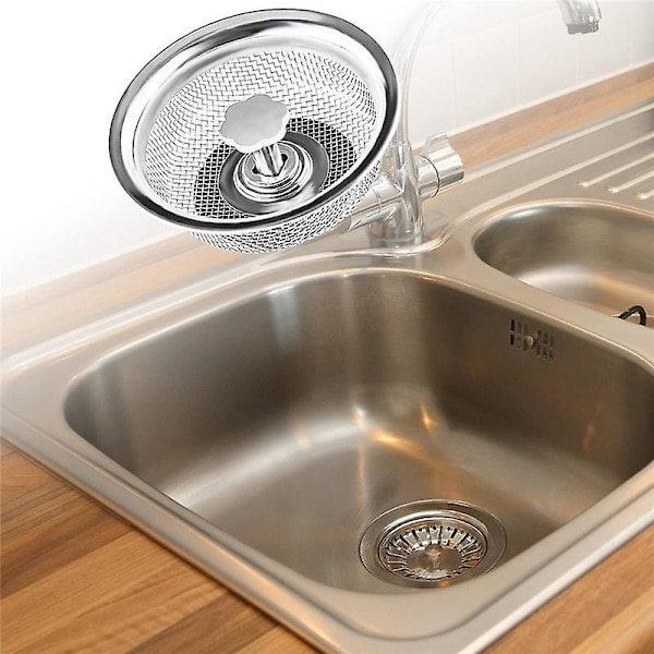 Køkkenvask Si Strainer 3-1/2\" Aftapning til Stopper Combo Kurv Udskiftning Vask Aftapning med Håndtag