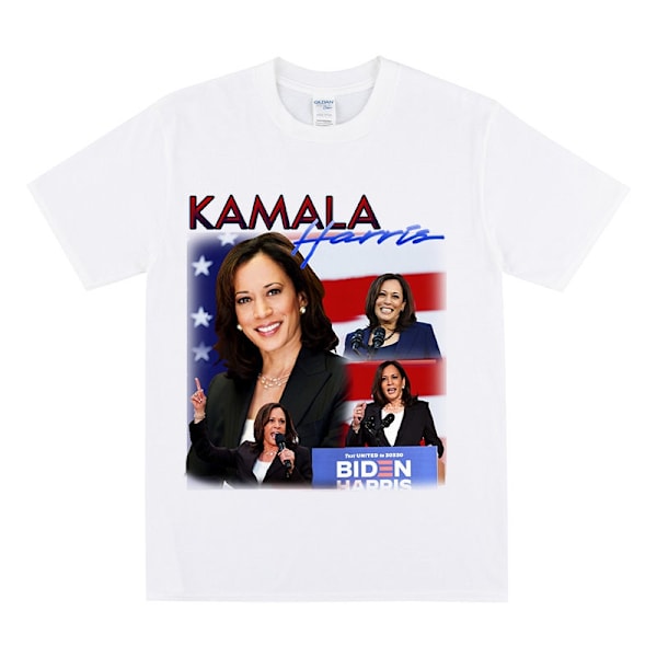 KAMALA HARRIS -muistot-paita White L
