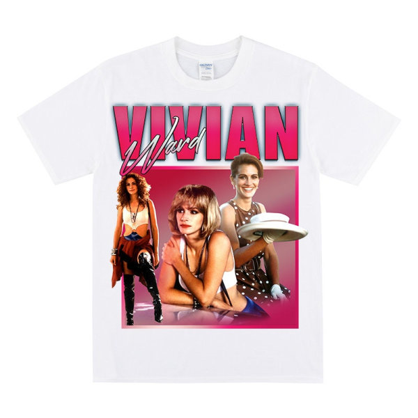 VIVIAN Fra PRETTY WOMAN Hyldest T-shirt White S