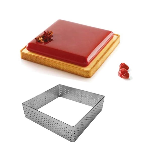 Äggformad T-formad Ring Perforerad Rostfritt Stål Bakform Bakverk Dessertbutik