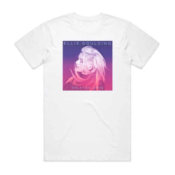 Ellie Goulding Halcyon Days 1 cover T-shirt Vit L