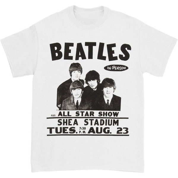 Beatles Shea Stadium Crew T-shirt L