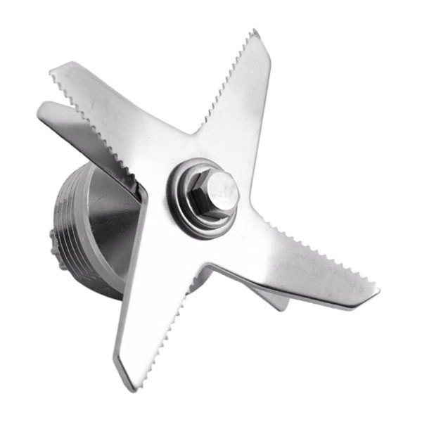 2X Holdbar Kvalitet Rustfrit Stål Sølv + Sort Blad og Driver Sokkel Combo Kit til Vitamix Blender