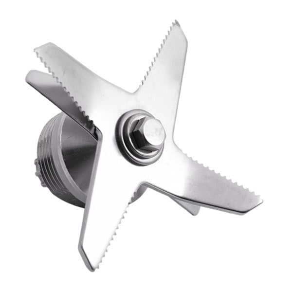 2X Slitesterk Kvalitet Rustfritt Stål Sølv + Svart Blad og Driver Sokkel Combo Kit for Vitamix Blender