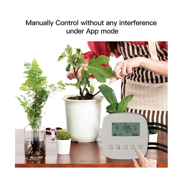 Smart wifi röst manuell kontroll trädgård automatisk bevattning enhet växt droppbevattning vatten