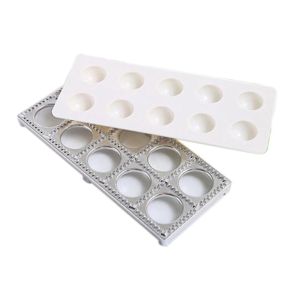 Pastamögel Raviolibricka Nålbräda Kvadratiska Kanter för Perfekt Fäste och Form Raviolitillverkning