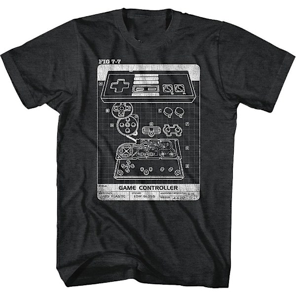 Spelkontroll Nintendo T-shirt XXXL