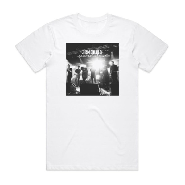 Zemfira Live Album Cover T-shirt Hvid L