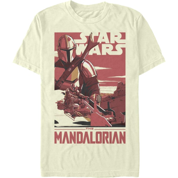 Din Djarin Poster The Mandalorian Star Wars T-skjorte M