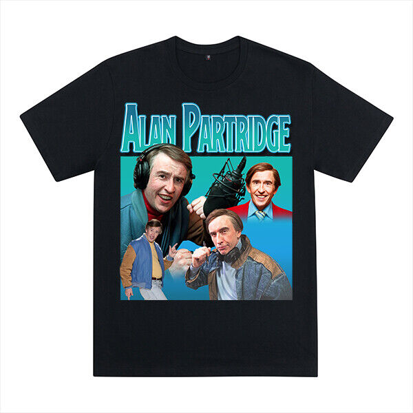 ALAN PARTRIDGE Homage T-shirt Black M