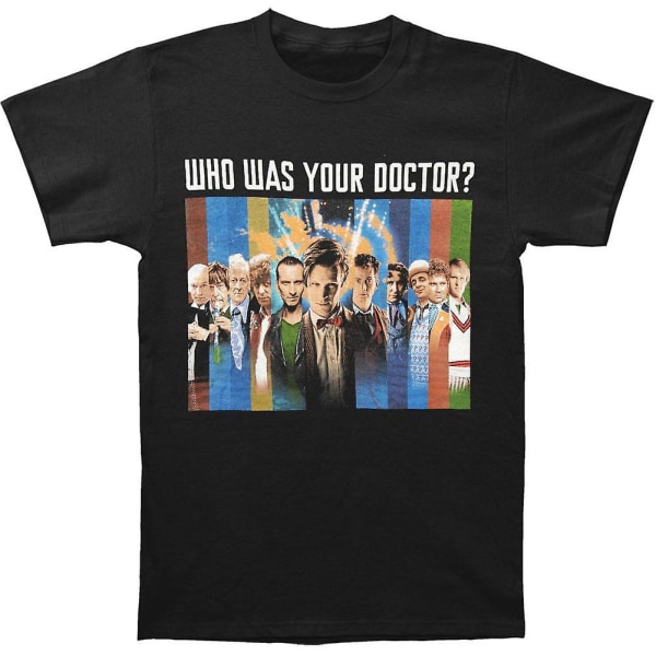 Doctor Who Hvem Var Din Doktor? T-shirt S