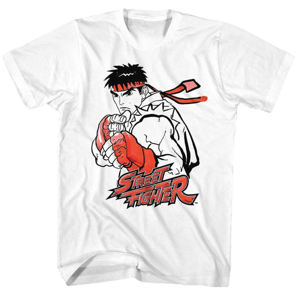 Street Fighter Ryu Red T-shirt XXXL