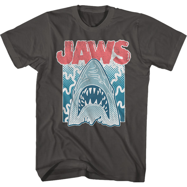 Distressed Splash Jaws T-shirt M