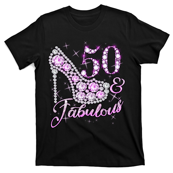 Fantastisk & 50 Glittrande Högklackad 50-årsdagströja M