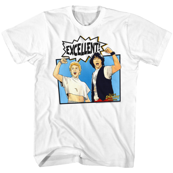 Animerede Bill og Ted's Excellent Adventure T-shirt L