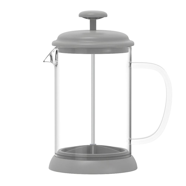 Rostfritt Stål Glas Tekanna Fransk Kaffe Te Perkolator Plunger 800ml Manuell Kaffe