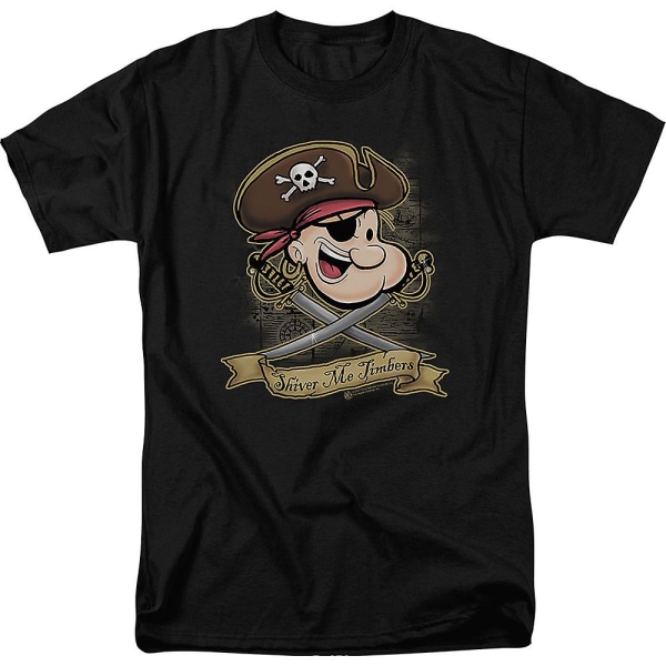 Shiver Me Timbers Popeye T-skjorte M