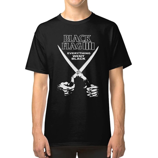 BLACK FLAG T-skjorte S