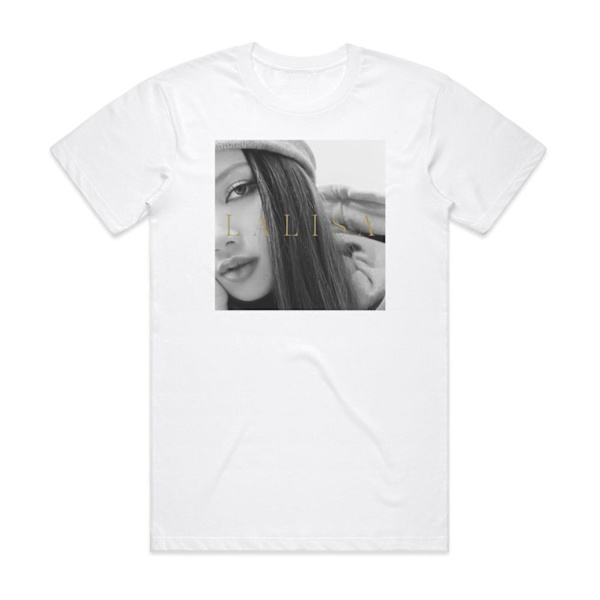 LISA Lalisa Album Cover T-shirt Hvid XXXL