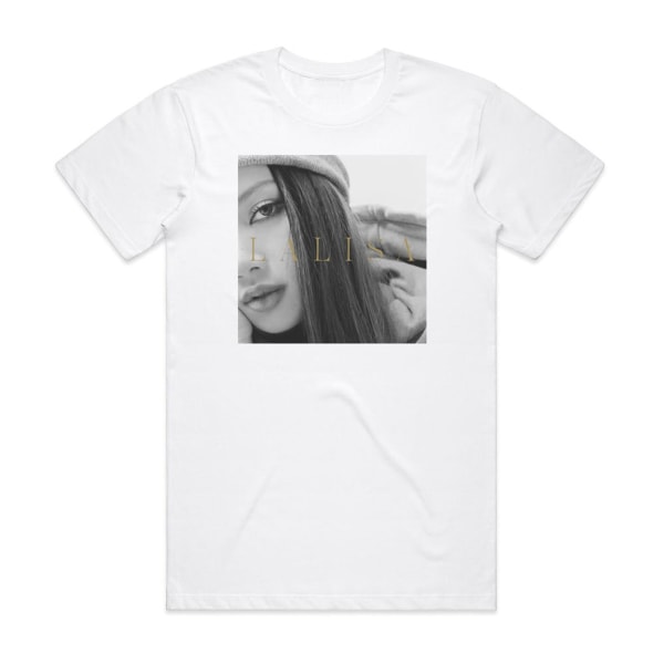 LISA Lalisa Album Cover T-Shirt White XXXL