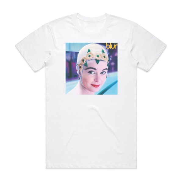 Blur Leisure 1 Album Cover T-Shirt Hvid XL