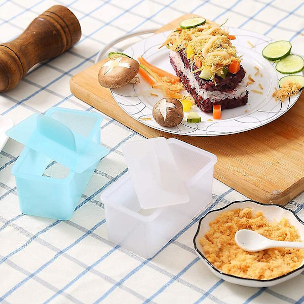 2 Pak Maker Press, Sushiforme, Non-Stick og Ikke-Giftig Sushi-Sæt, Lav Din Egen Sushi Derhjemme