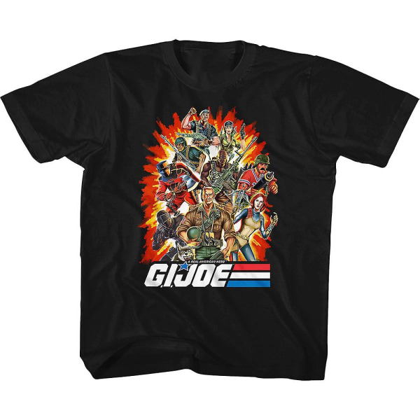 Youth Real American Heroes Group GI Joe T-shirt XXXL