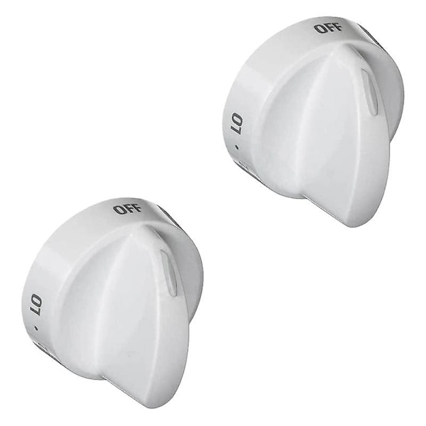 2 stk 316442512 Overflatebrennerknapp Kompatibel, Sears Serie Ovner