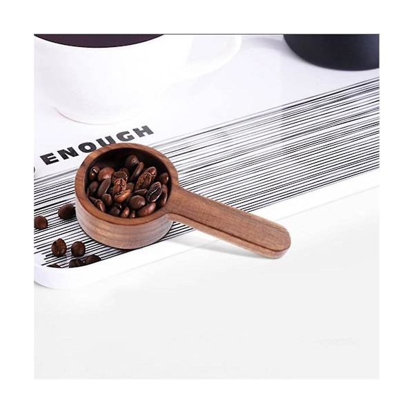 4-pack Trä Mätningssked Set Köksmätningssked Te Kaffe Sked Socker Krydda Mätningssked