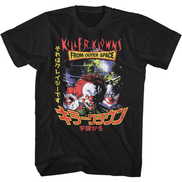 Japansk Poster Killer Klowns From Outer Space T-shirt L