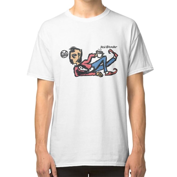 Neil Blender Coffe Break, Gordon och Smith skateboard t-shirt design T-shirt S