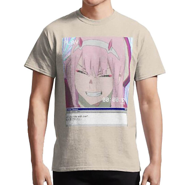 Darling in the FRANXX - Zero Two Æstetisk T-shirt white
